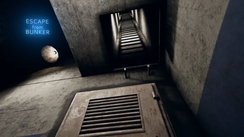 A ventilation hatch and a narrow passage